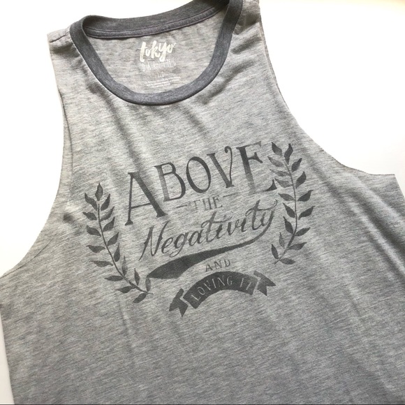 Aeropostale Tops - 👛 AEROPOSTALE Gray Muscle Tank Above The